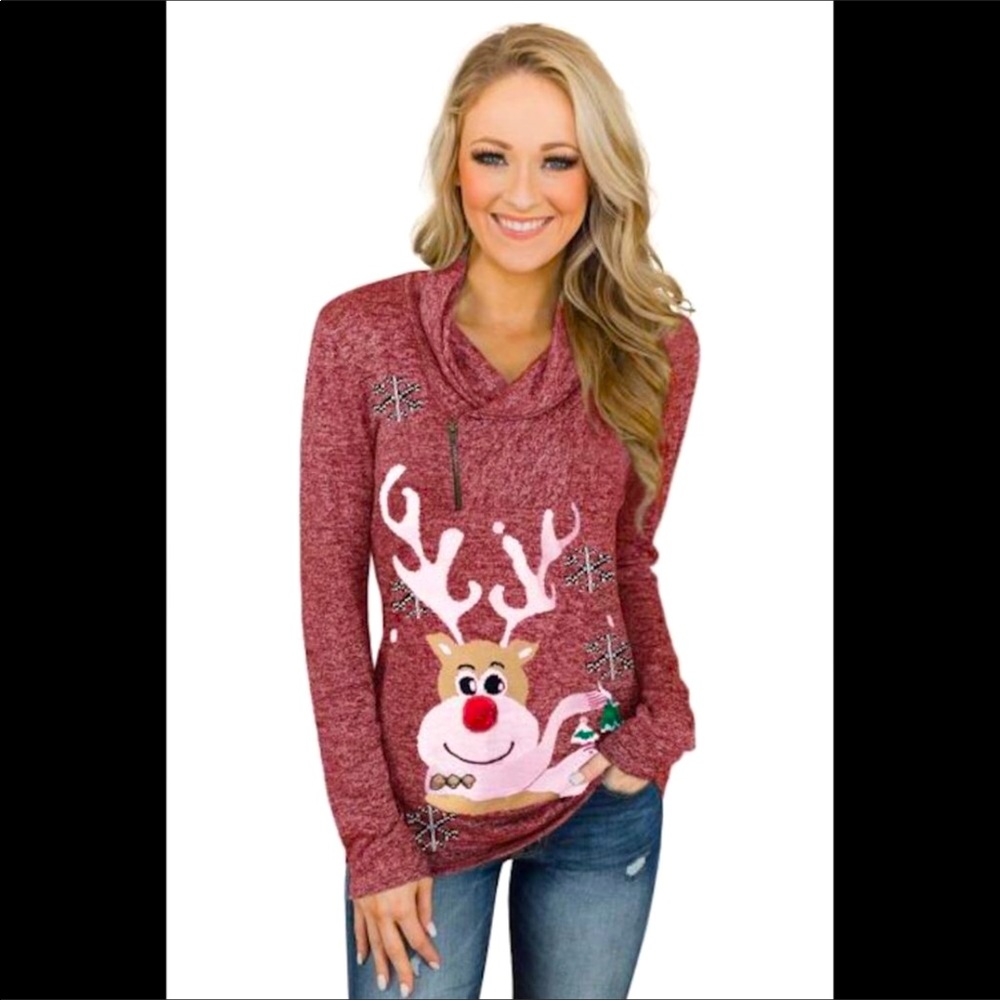 😍 Dashing Reindeer Christmas long sleeve